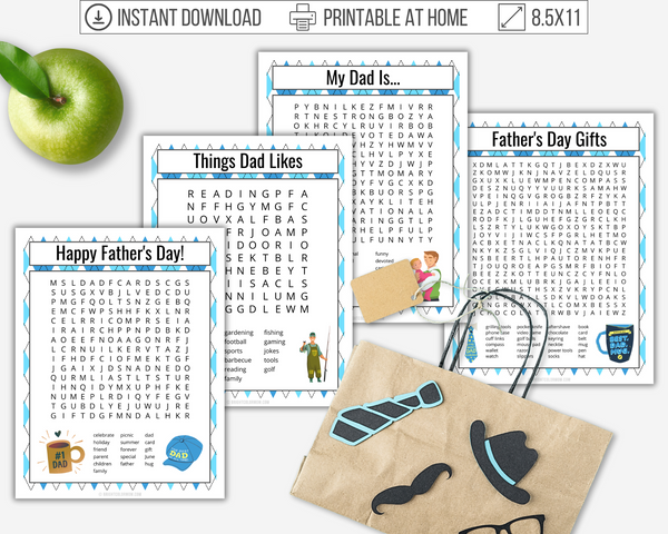 Father's Day Word Search Printables