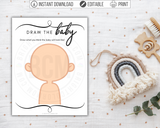 Draw the Baby Printable Baby Shower Game