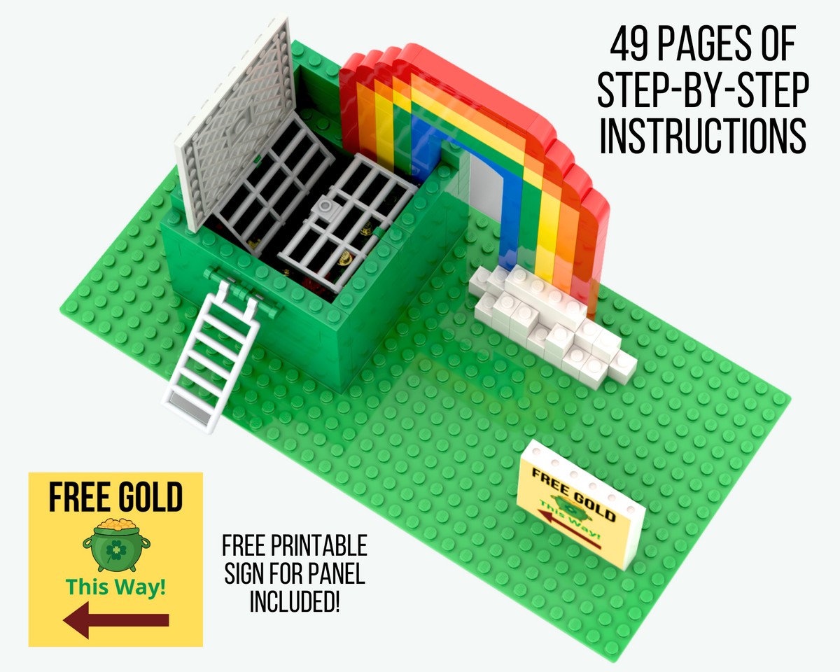 LEGO® Leprechaun Trap Instructions – Bright Color Mom Shop