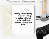Printable Father's Day Card for Stepdad
