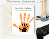 Printable Father's Day Card from Baby