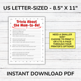 Baby Shower Trivia Games