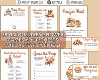 Printable Fall Baby Shower Games (38 Activities)