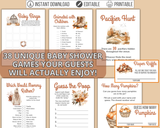 Printable Fall Baby Shower Games (38 Activities)