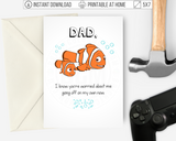 Printable Finding Nemo Father's Day Card