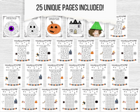 Printable Halloween Maze Worksheets for Kids