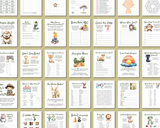 Printable Jungle Safari Baby Shower Games (38 Activities)