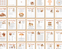 Printable Fall Baby Shower Games (38 Activities)