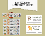 Printable Jungle Safari Baby Shower Games (38 Activities)