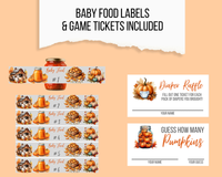 Printable Little Pumpkin Baby Shower Games (38 Activities)