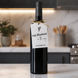 Personalized Baby on the Way Wine Label