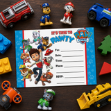 Printable Blank Paw Patrol Party Invitation