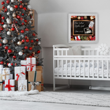 Editable Christmas Pregnancy Announcement for Social Media