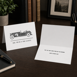 Classic Car Father's Day Card
