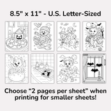 Cute Halloween Coloring Pages