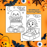 Cute Halloween Coloring Pages