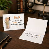 Harry Potter Father's Day Card Featuring Dobby