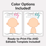 Draw the Baby Shower Activity