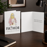 Fat Thor Father's Day Card