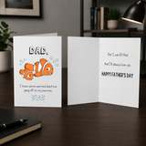 Finding Nemo Father's Day Card
