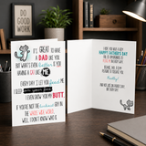 Funny Father's Day Card from Cat