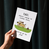 Funny Father's Day Card from Dog