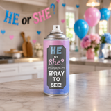 Gender Reveal Silly String Labels