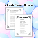 Gender Reveal Nursery Rhymes