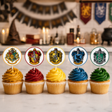 Harry Potter House Crest Cupcake Toppers