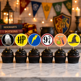 Harry Potter Icons Cupcake Toppers