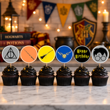 Harry Potter Icons Cupcake Toppers