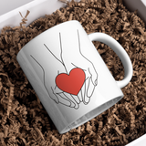 Hands Holding a Heart SVG
