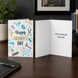 Handyman Happy Father's Day Card with Tools