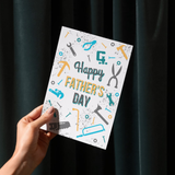 Handyman Happy Father's Day Card with Tools