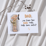 Harry Potter Father's Day Card Featuring Dobby