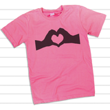Heart Hands Silhouette SVG
