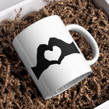Heart Hands Silhouette SVG