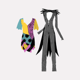 Jack and Sally Clothing SVG