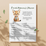 Jungle Safari Baby Shower Games