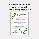 Leprechaun Trap Poem for Kids