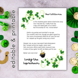 Leprechaun Trap Poem for Kids