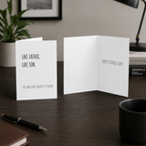 Like Father Like Son Father's Day Card