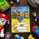 Printable Paw Patrol Fill-In Party Invitation