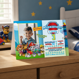 Editable Paw Patrol Party Invitation with Photo