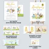 Classic Winnie the Pooh Printable Baby Shower Bundle