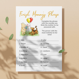 Classic Winnie the Pooh Baby Shower Games
