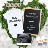 Custom Pregnancy Announcement for Social Media