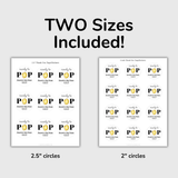 Ready to POP Baby Shower Favor Stickers