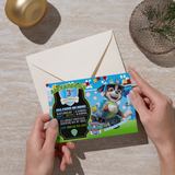 Editable Rex Paw Patrol Party Invitation