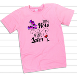 Run Now Wine Later SVG
